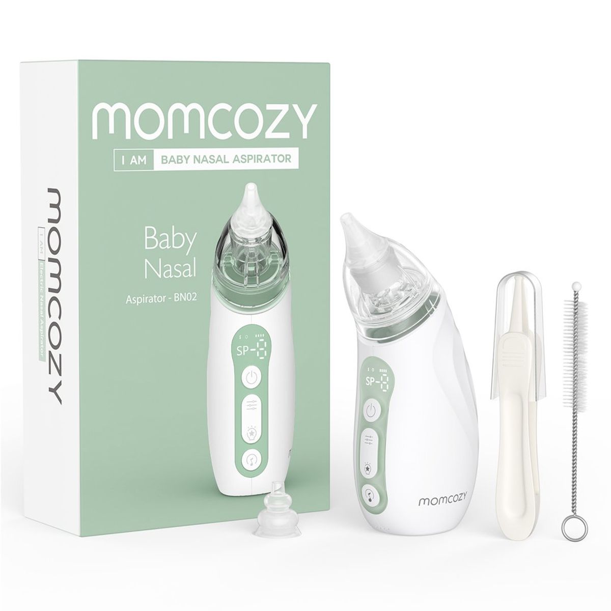 MOMCOZY - Aspirador Nasal Eléctrico - Blanco