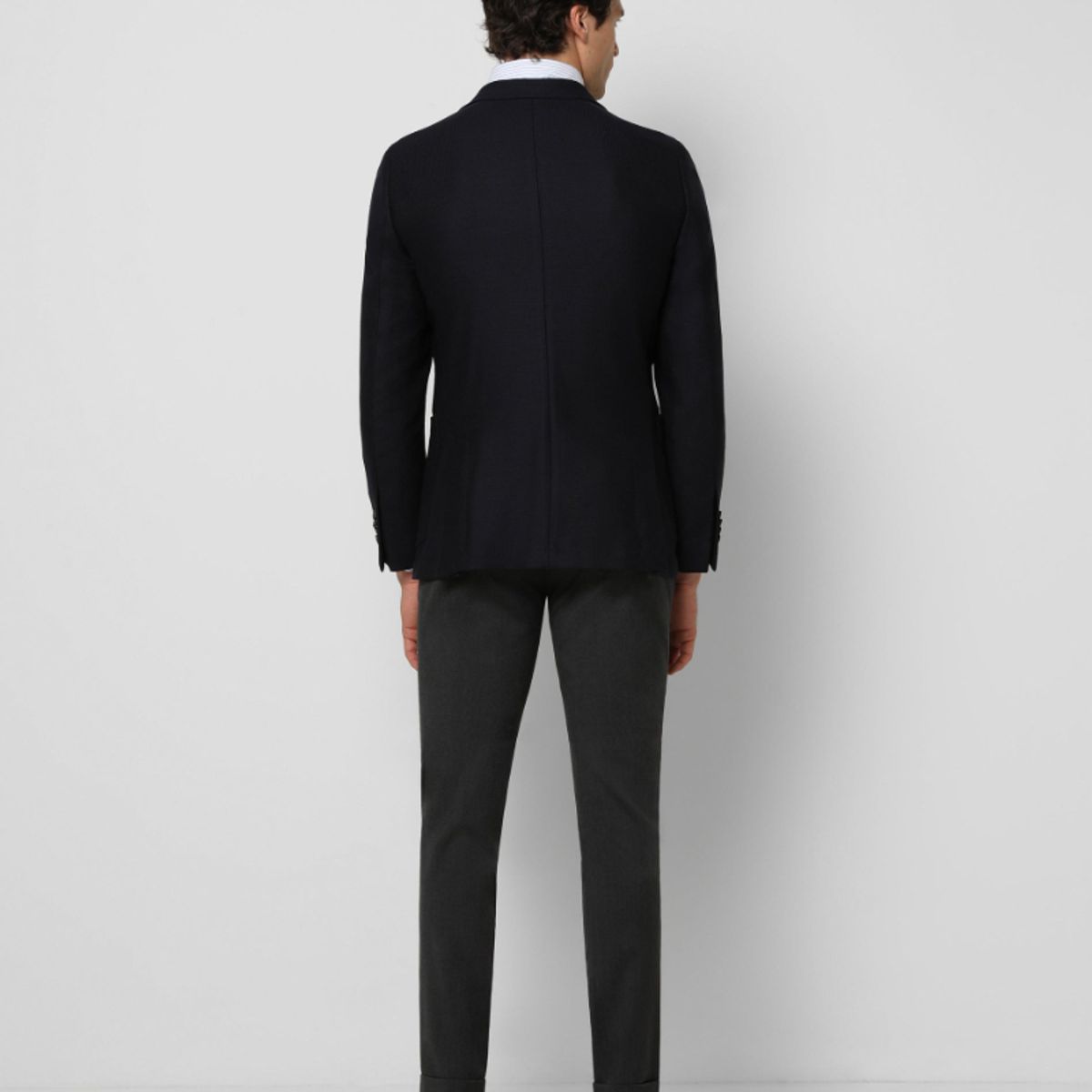 SCALPERS - Blazer Lana Estructura Navy