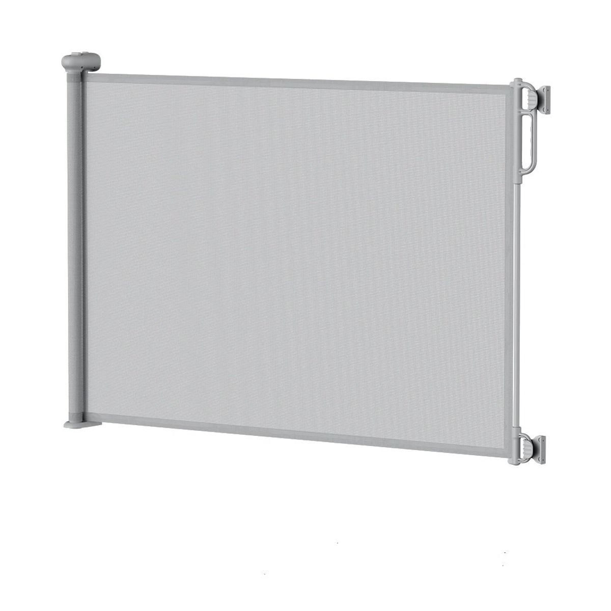 MOMCOZY - Puerta retráctil de seguridad para bebés Momcozy - Gris