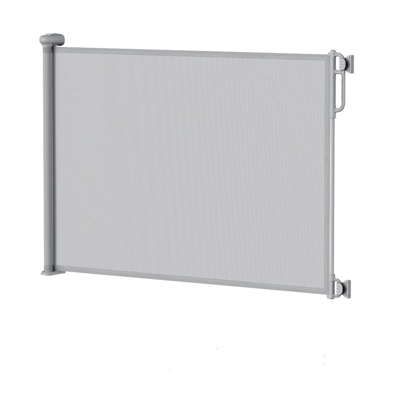 GENERICO - Puerta retráctil de seguridad para bebés - Gris