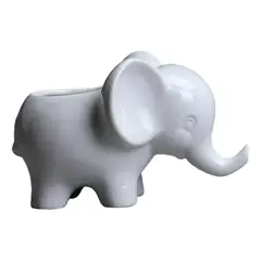GENERICO - Macetero Diseño De Elefante Con Planta Artificial