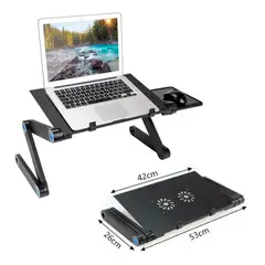 MOVI - Mesa portátil para Notebook con Ventiladores y Soporte para mouse