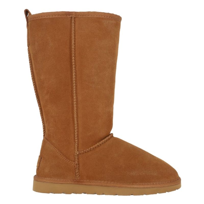 BAMERS - Bota Bamers Blast High Leather Mujer Caramelo.