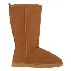 BAMERS - Bota Blast High Leather Mujer Caramelo.