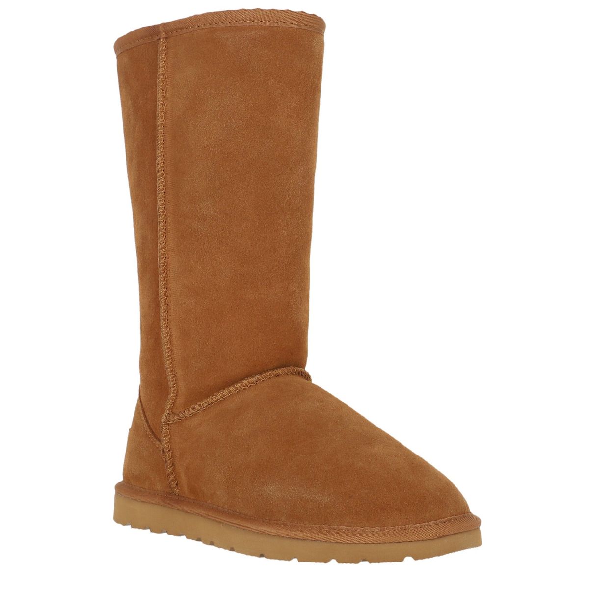 BAMERS - Bota Bamers Blast High Leather Mujer Caramelo