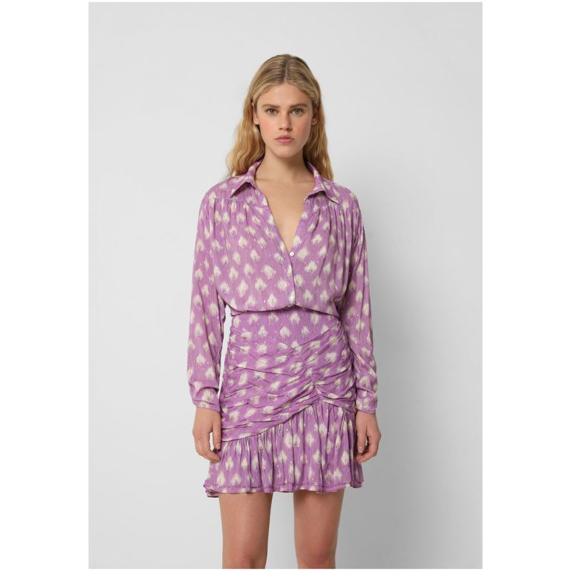 SCALPERS - Blusa Print Étnico Lilac
