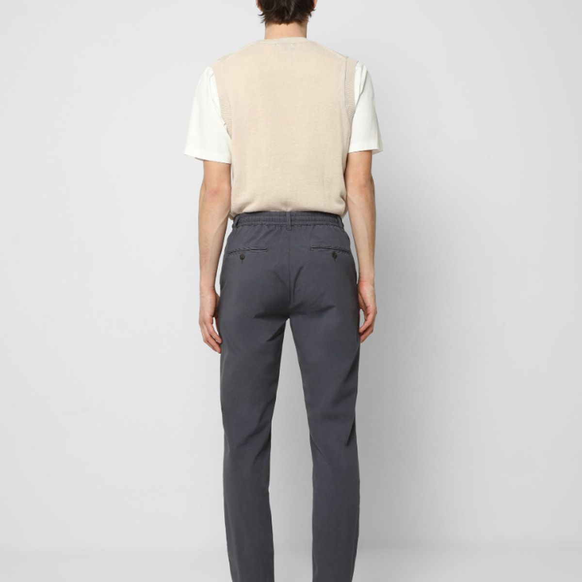 SCALPERS - Pantalón Pinzas Cordón Navy