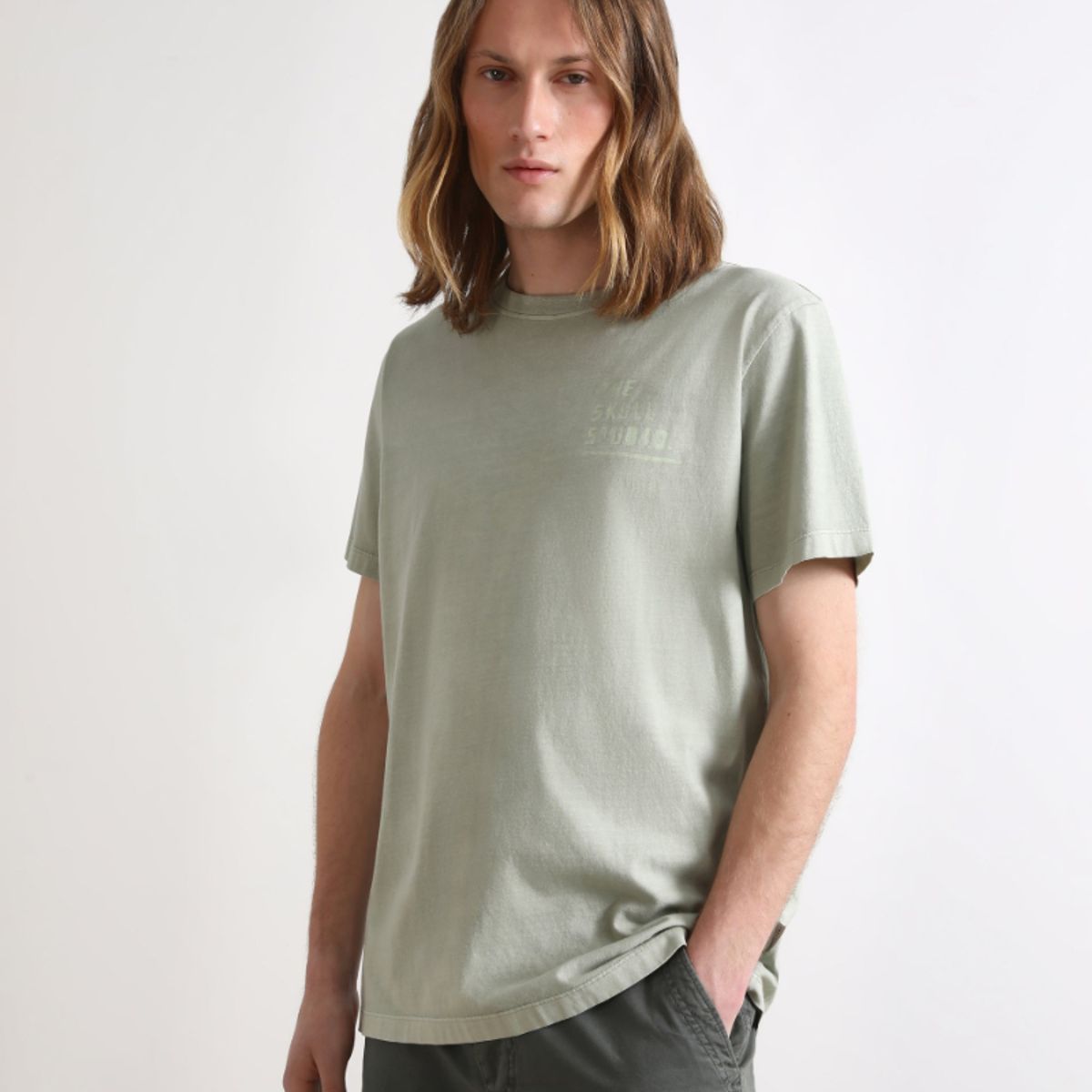 SCALPERS - Polera Texto Trasero Mint