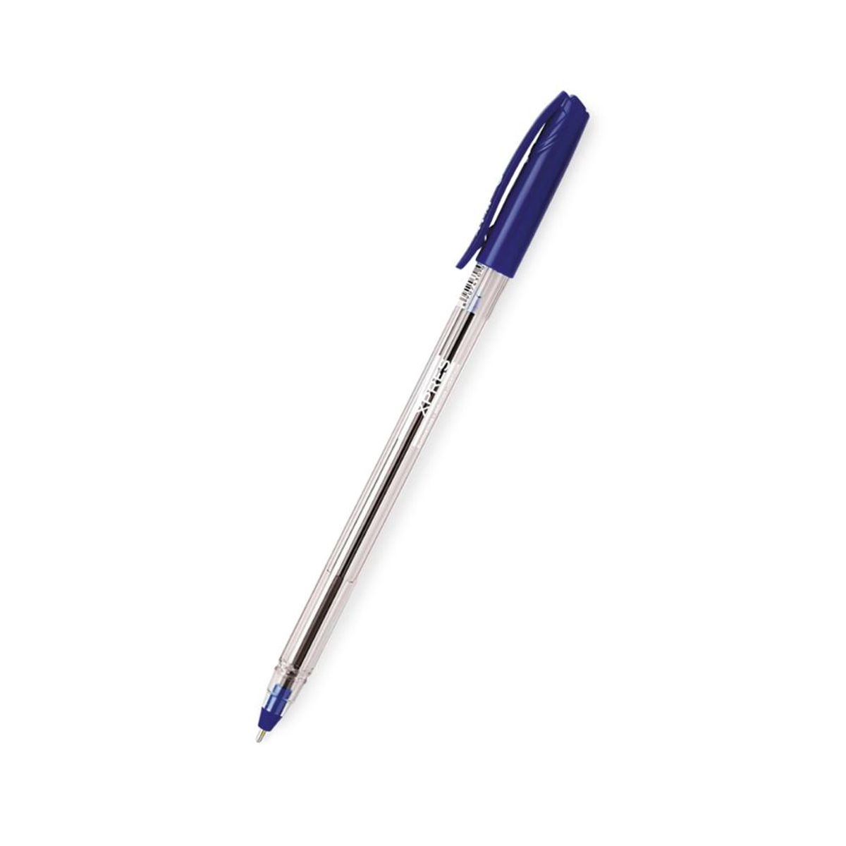 GENERICO - Bolígrafo Punta Media 1mm Caja X 12unidades Azul Color del exterior Transparente GENERICO