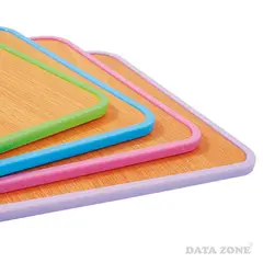 DATA ZONE - Pack x 10 Pizarra magnética portátil 20x30 cm, color verde Ideal para oficina, colegio y más