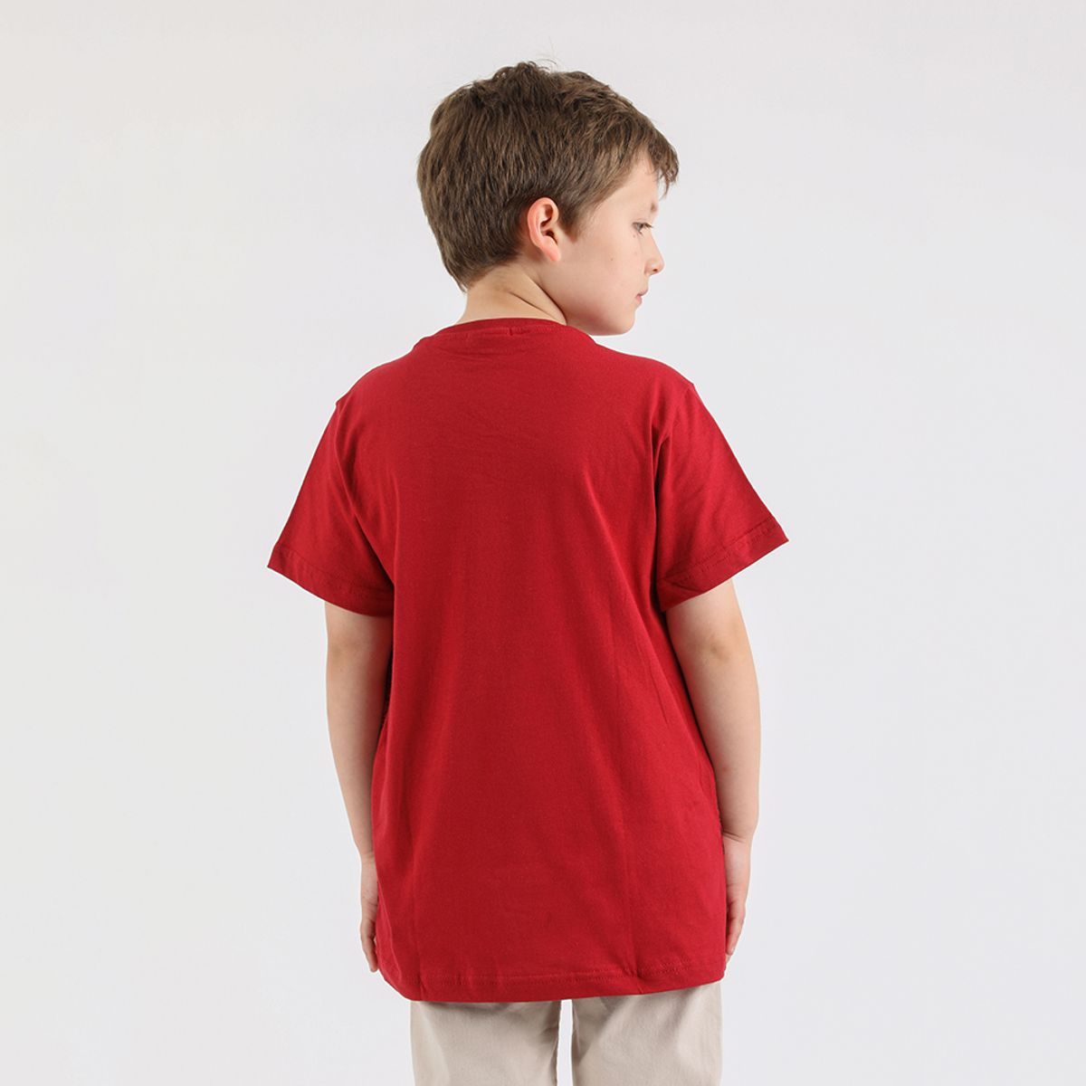 GANGSTER - Niño Polera Mc Básica Stridots Rojo Gangster