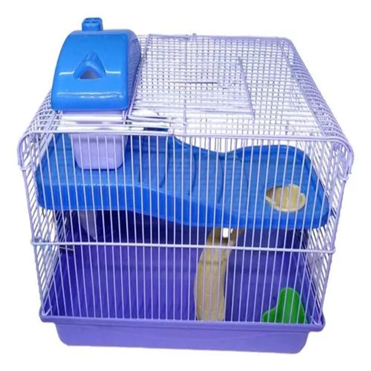 GENERICO - Jaula 2 Pisos Castillo Hamster Raton Jerbo 4701