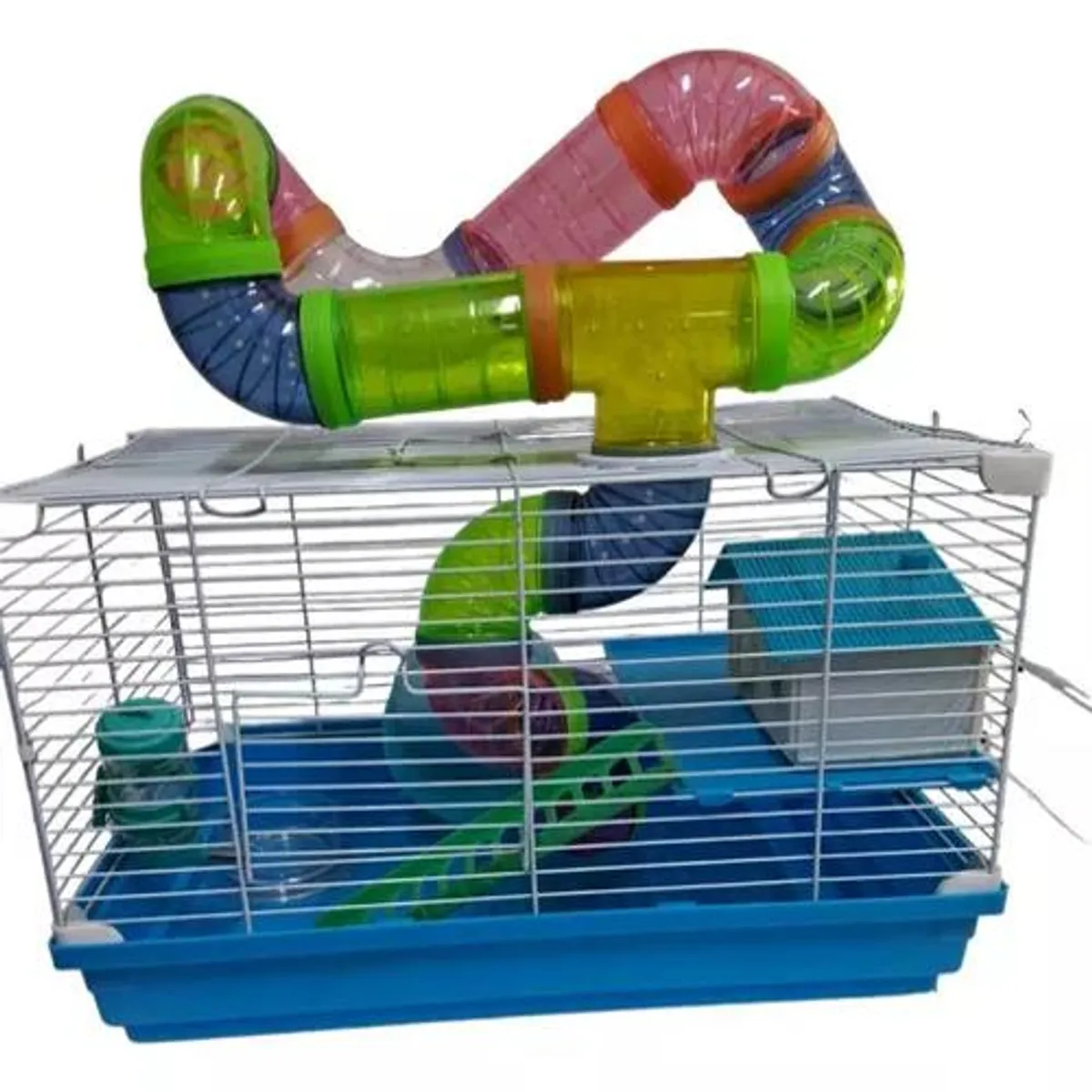 GENERICO - Jaula Hámster Ratoncito Bebedero Tubería Comedero 47812
