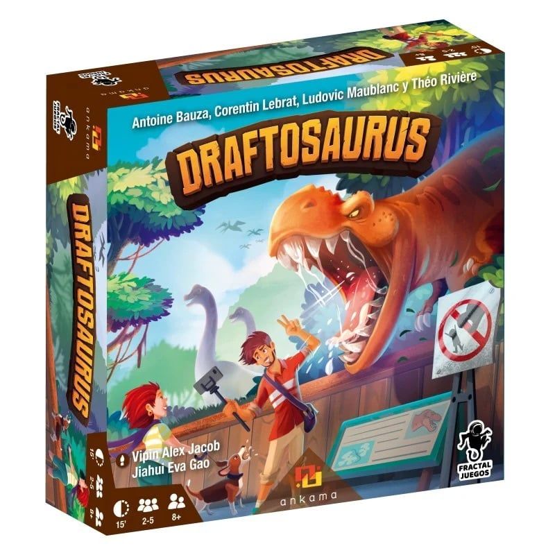 FRACTAL - Draftosaurus: Juego De Mesa Familiar