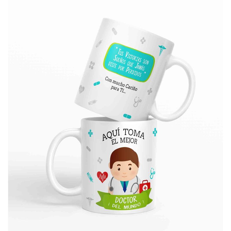 GENERICO - Taza aquí toma el mejor Doctor del mundo D5