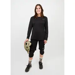 FROENS - Polera manga larga mujer MTB negro