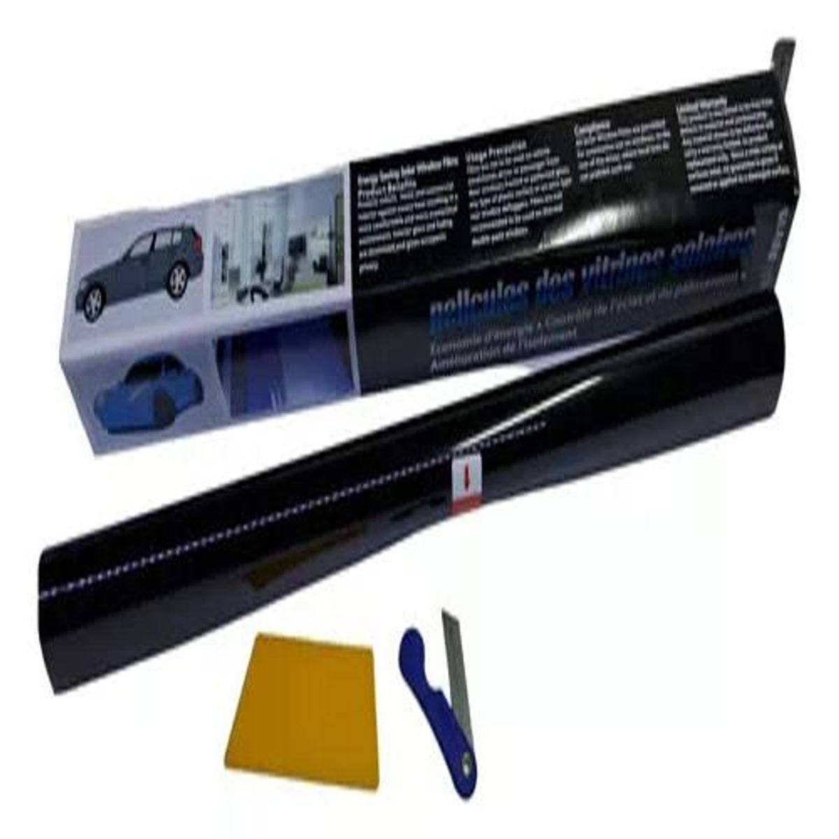 GENERICO - Lamina Papel Film Polarizado Auto Ventana 1% V-bk01