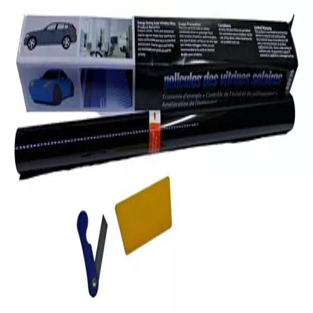 GENERICO - Lamina Papel Film Polarizador Auto Ventana 50cmx3m V-bk05