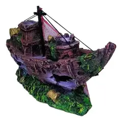 GENERICO - Adorno Barco Acuario Pecera 79