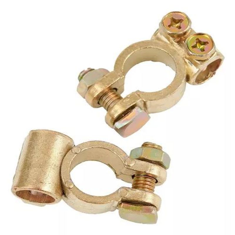 GENERICO - Terminal Borne Bateria Positivonegativo Bronce Auto Stl1390