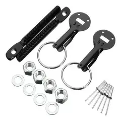 GENERICO - Seguro Capot Auto Tuning Kit Completo Universal Colores P206