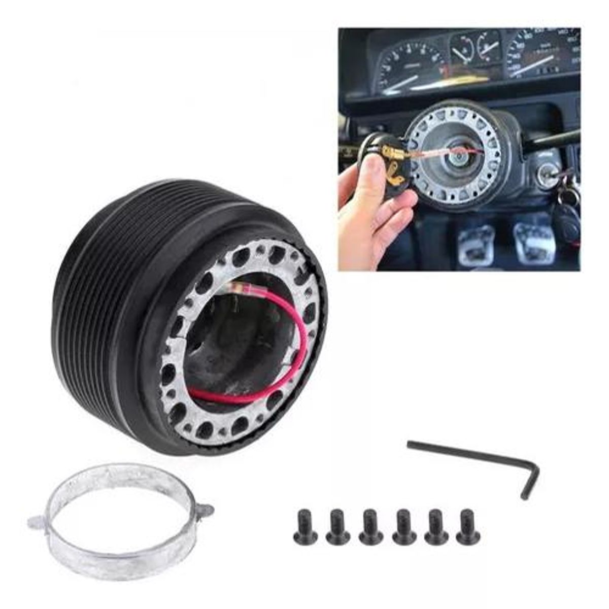 GENERICO - Masa Fija Volante Deportivo Auto Camioneta Mitsubishi