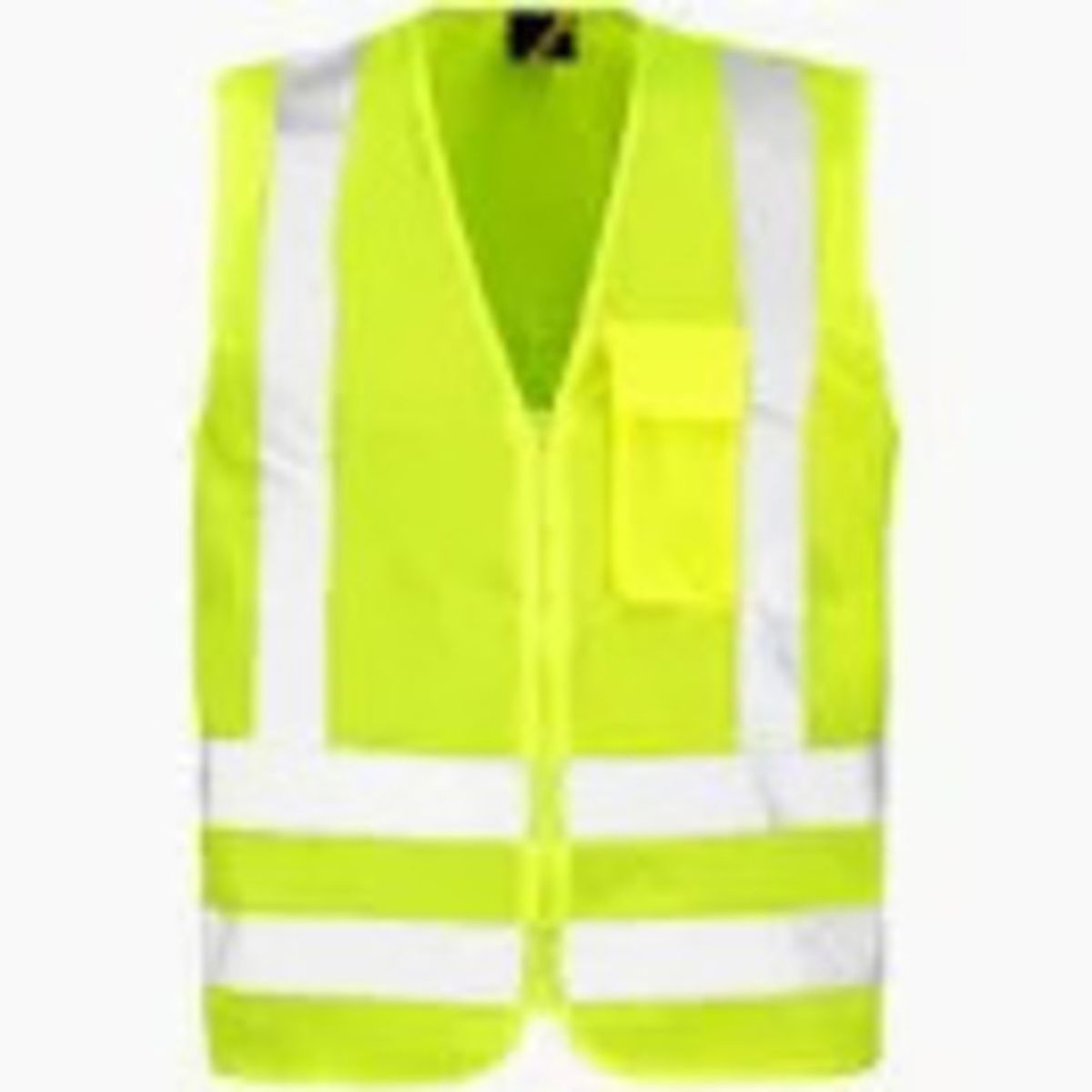 GENERICO - Chaleco Reflectante Seguridad Reglamentario Amarillo Fluor