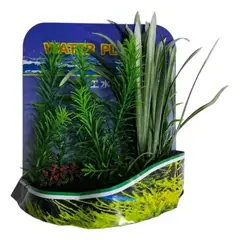 GENERICO - Planta Artificial Acuario Pecera Adorno Decoración -2103