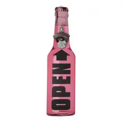 GENERICO - Abridor De Botellas Decorativo Para Pared Hogar Bar Terraza - Rosa