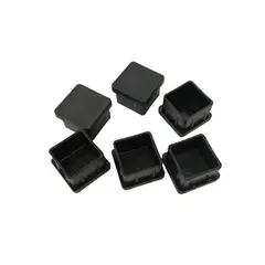 GENERICO - Regaton Cuadrado 30x30mm Interior Negro - 100 unidades
