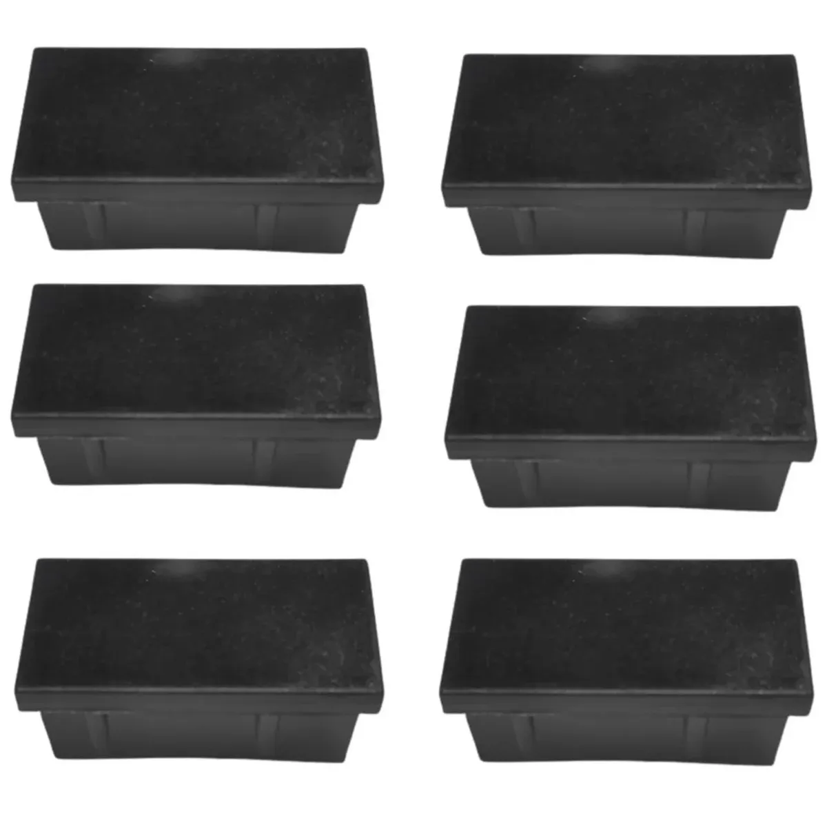 GENERICO - Regaton Rectangular 20x40 Interior Negro - 100 unidades