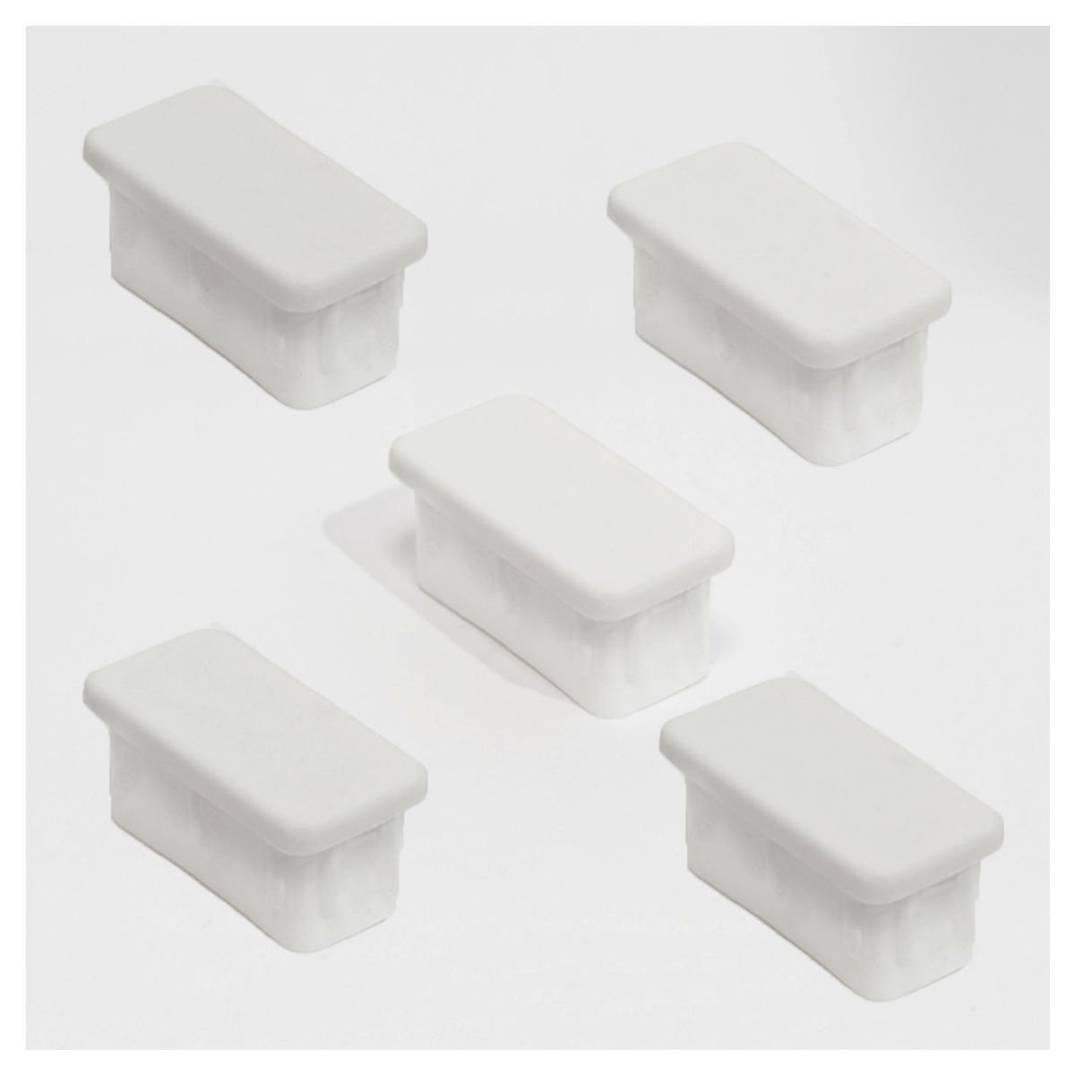 GENERICO - Regaton Rectangular 20x30 Interior Blanco - 100 unidades