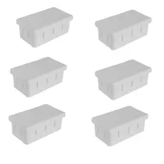 GENERICO - Regaton Rectangular 30x50 Interior Blanco - 100 unidades