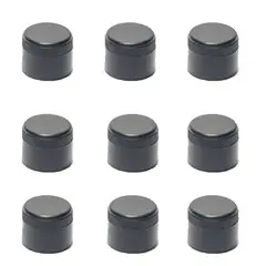 GENERICO - Regaton Redondo Exterior 1" Negro - 100 unidades