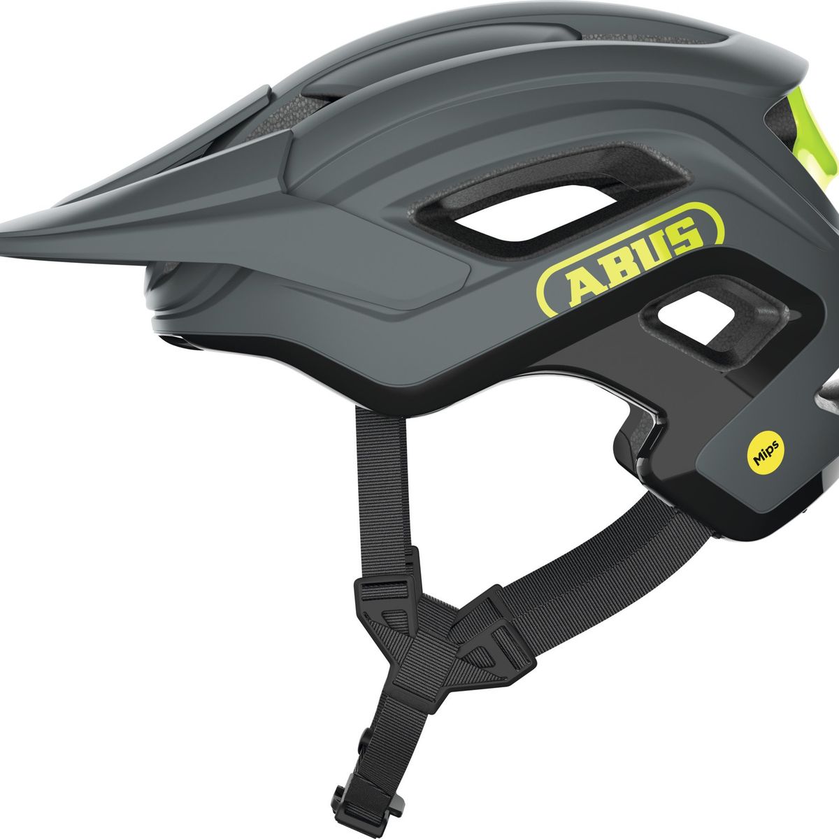 ABUS - Casco Bicicleta Cliffhanger Mips Gris Concre Talla S 51-55cm
