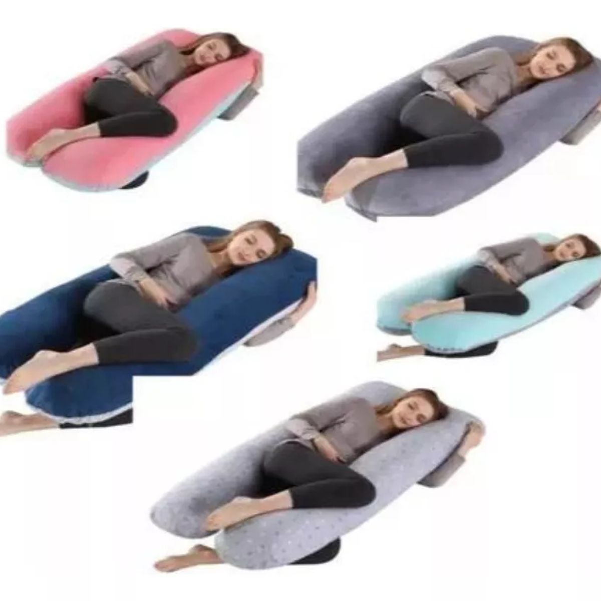 GENERICO - Cojín Almohada Maternal  U + Funda Extra Suave-  Multiusos