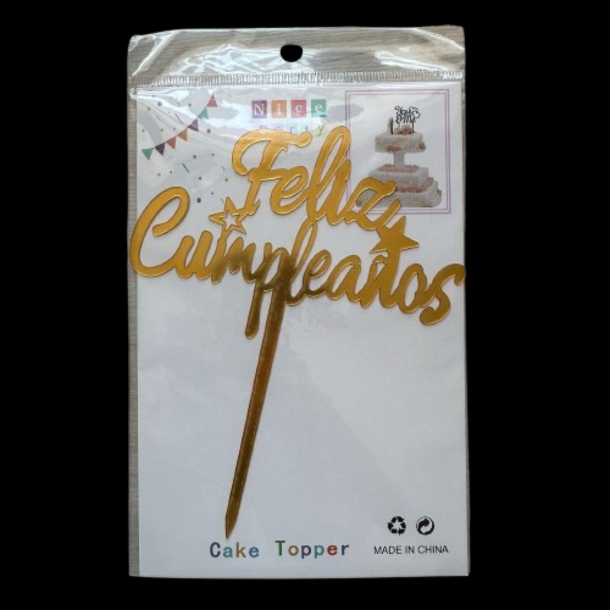 GENERICO - Topper Feliz Cumpleaños 2