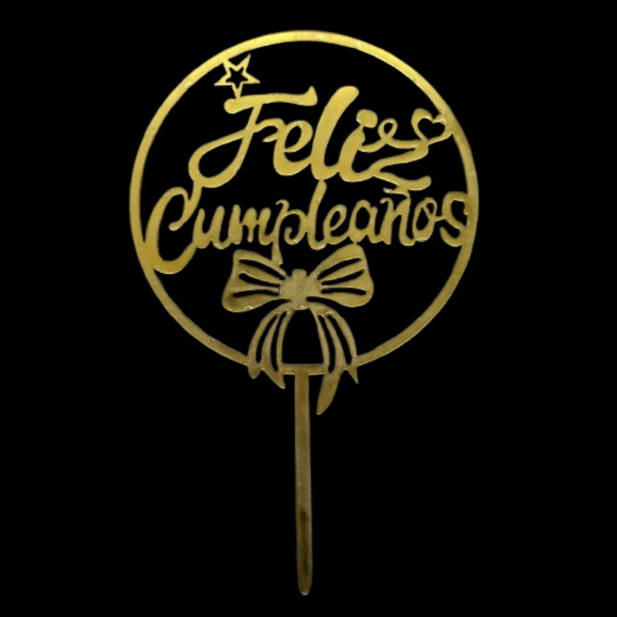 GENERICO - Topper Feliz Cumpleaños 1