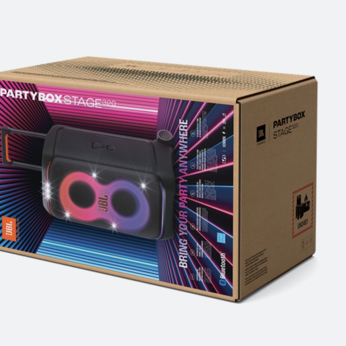 JBL - Parlante Portatil JBL Partybox 320 Bluetooth con Bateria RGB