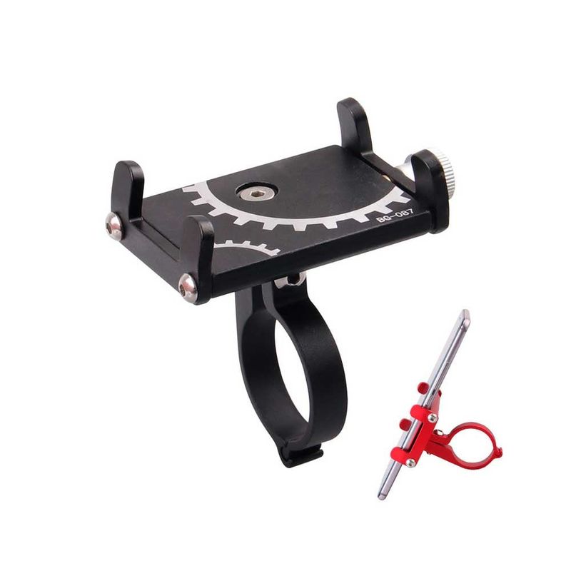 GENERICO - Porta celular de bicicleta aluminio negro