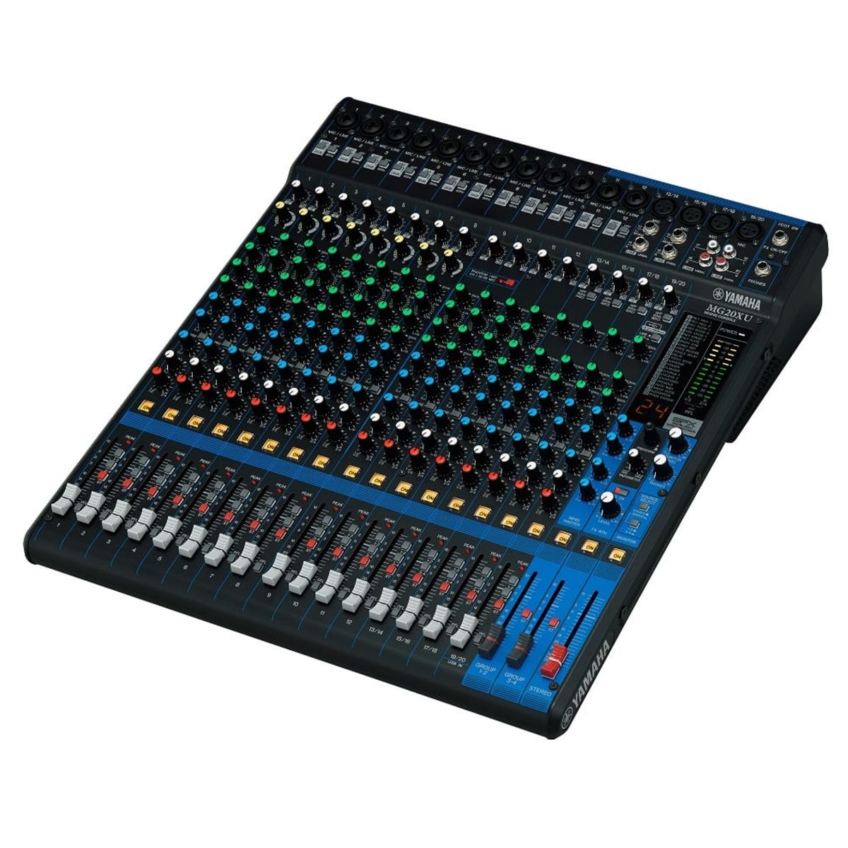 YAMAHA - Mixer análogo de 20 canales con efectos y USB MG20XU  - Yamaha
