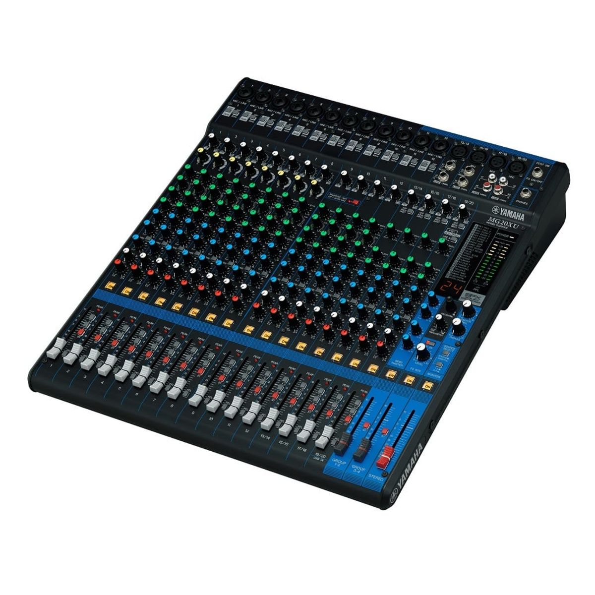 YAMAHA - Mixer análogo de 20 canales con efectos y USB MG20XU  - Yamaha