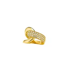 JB JOYAS BARON - Anillo de Oro 18kt Diamantes de 45 Puntos es Corte Brillante SI/H