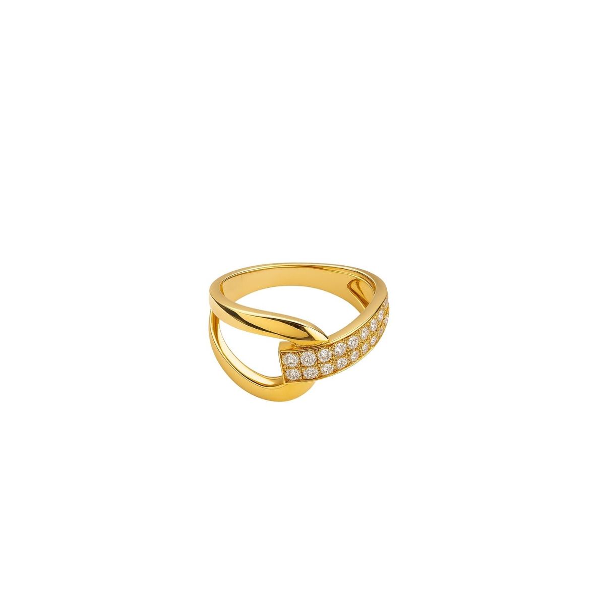 JB JOYAS BARON - Anillo de Oro 18kt Diamantes de 45 Puntos es Corte Brillante SI/H