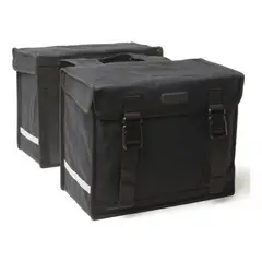 NEWLOOXS - Alforja Canvas Camping Doble 66l Negro