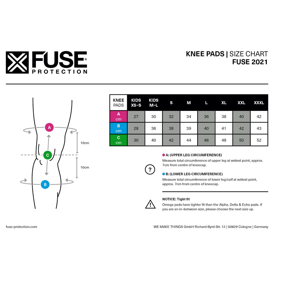 FUSE - Rodilleras Fuse Omega Pocket Negro Amarillo Neon Xl