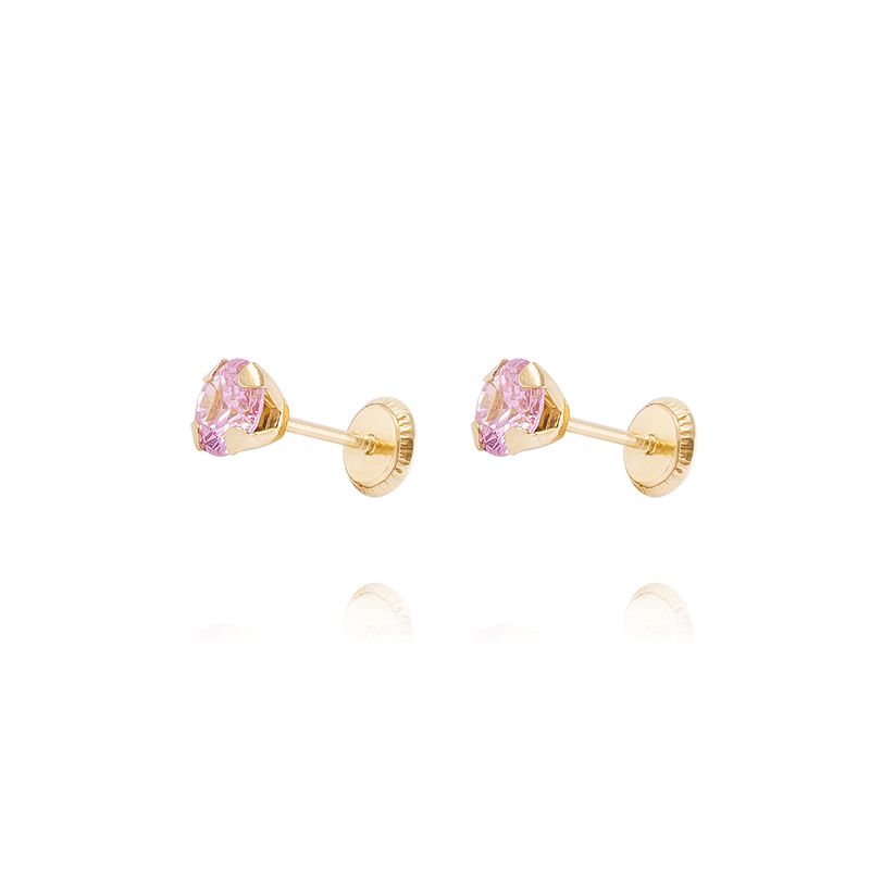 JB JOYAS BARON - Aros de Oro 18kt Rosa Francia 5mm