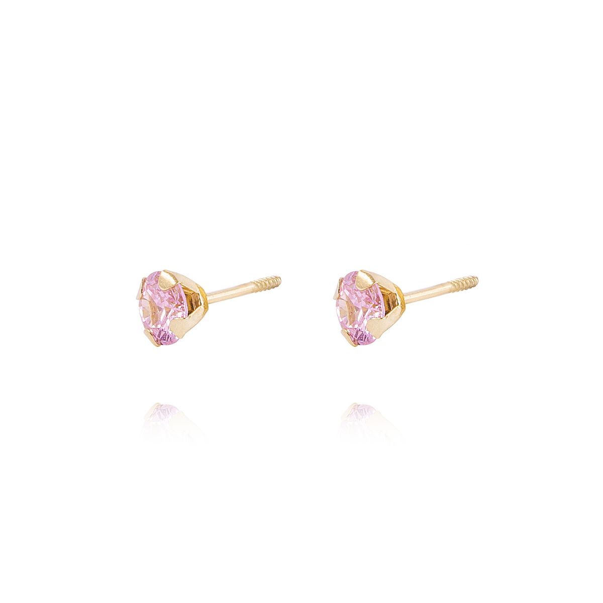 JB JOYAS BARON - Aros de Oro 18kt Rosa Francia 5mm