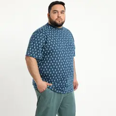 KOTTING - Polera Estampada Sport Gris Oscuro