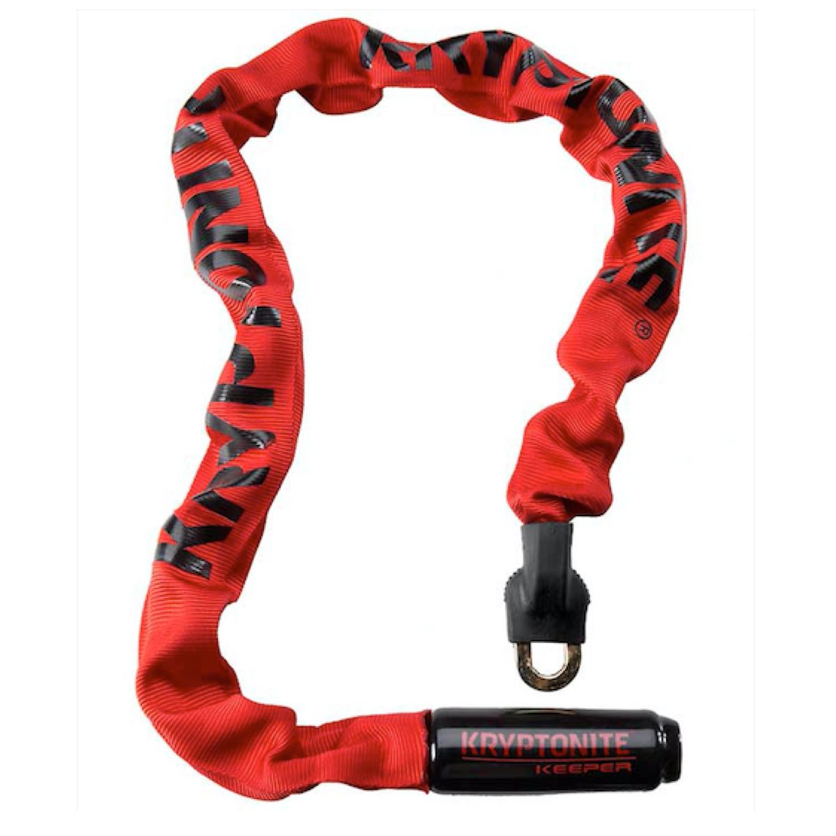 KRYPTONITE - Cadena Kryptonite Keeper 785 Integrada 85cm L5 Rojo